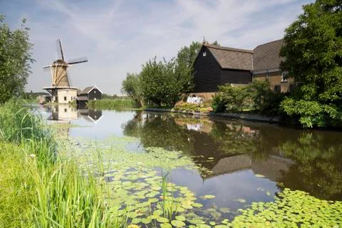 Windmill the Vriendschap Stock Photos