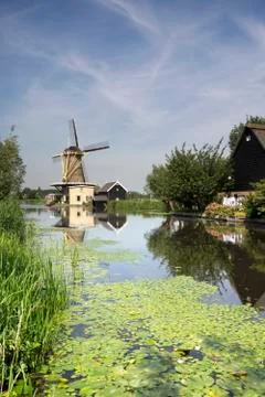 Windmill the Vriendschap Stock Photos
