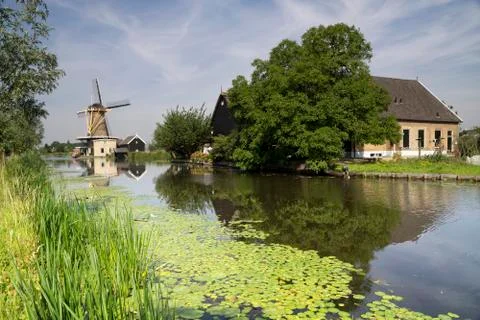 Windmill the Vriendschap Stock Photos