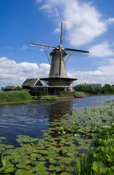 Windmill the Vriendschap Stock Photos