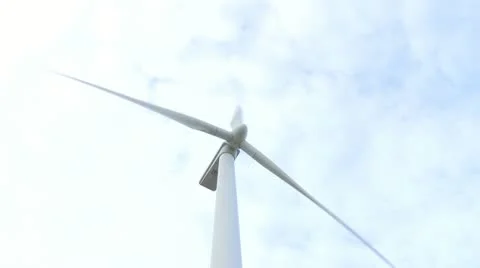 Windmill wide to extreme closeup Stockbeeldmateriaal 10889527