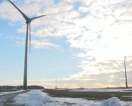 Windmill wind energy sky Stock Footage 10833984