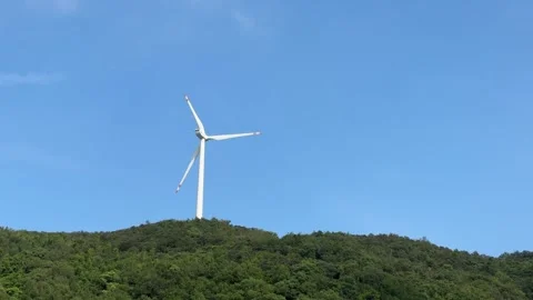 Windmill, wind power generation Stock-Footage 313347971