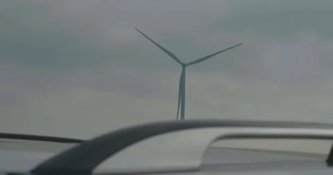 Windmill, Wind Power Technology. Green Technology. A Clean And Renewable Energy Stock Footage 123690504