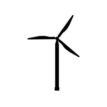 Windmill, wind turbine illustration, vector for different design 스톡 일러스트