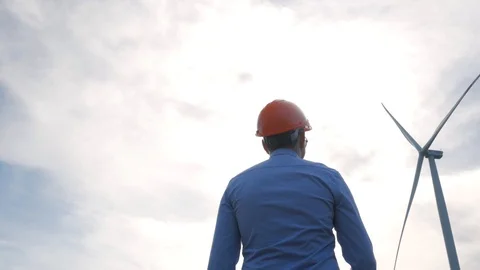 Windmill worker Stock Footage 109512739