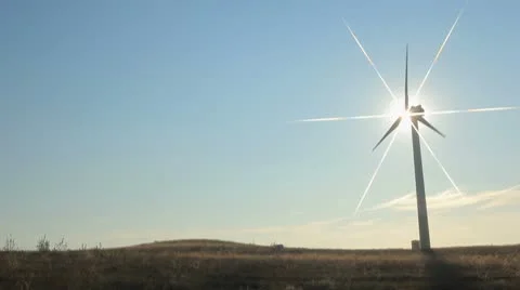 Windmill working Stock Footage 8951797