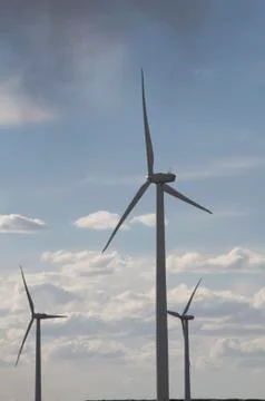Windmill in wyoming vertical Stock Photos