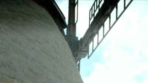 Windmill - Zoom out Stock Footage 609812