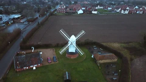 Windmill Zoom Out Stock Footage 167734722