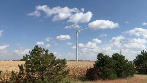 WindmillFarm 2 Stock Footage 219293688