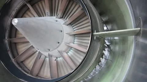 Windmilling Powerplant Stock Footage 20590716
