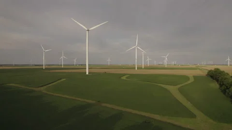 Windmills 11 Stock Footage 165371095