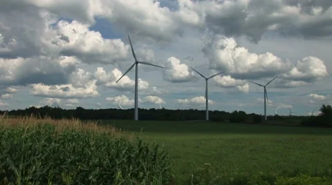 Windmills-12 Stock Footage