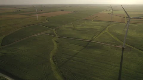 Windmills 15 Stock Footage 165372218