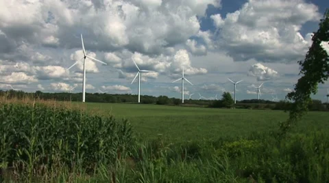 Windmills-16 Stock Footage 8555945