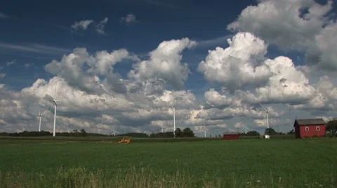 Windmills-18 動画素材 8555825