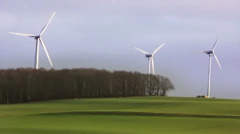 Windmills 2 HD1080p Video stock 10730704