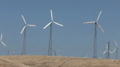 Windmills 3 Stock Footage 8920108