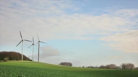 Windmills 3 HD1080p Video stock 10731162