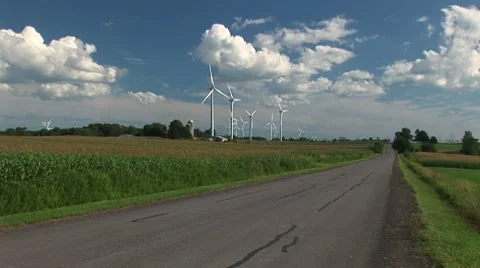 Windmills-39 動画素材 8554764