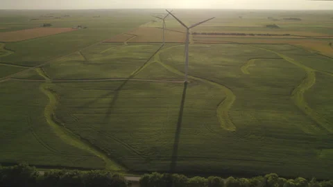 Windmills 5 Stock Footage 165368892