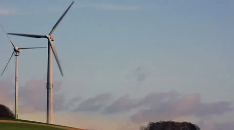 Windmills 6 HD1080p Video stock 10771071
