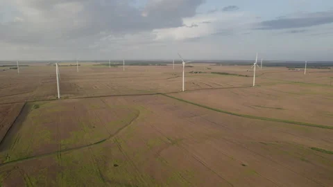 Windmills 8 Stock Footage 165370469