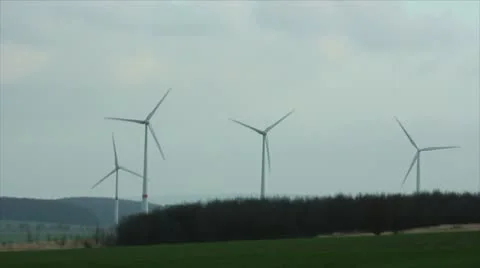 Windmills 8 HD1080p Stock Footage 10726598