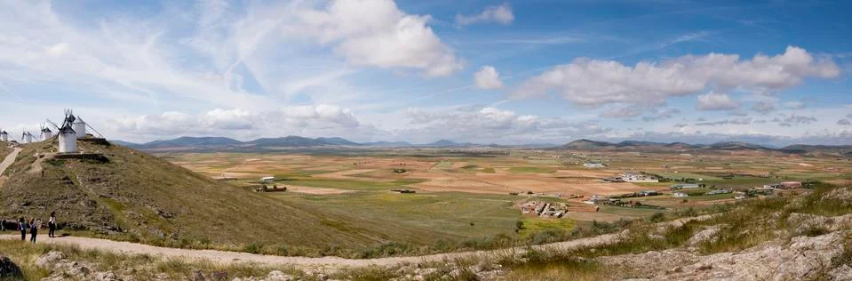 Windmills at Consuegra Stock Photos
