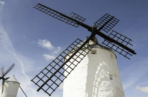 Windmills at Consuegra Stock Photos