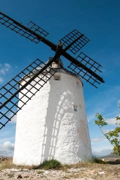 Windmills at Consuegra Stock Photos