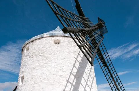 Windmills at Consuegra Stock Photos