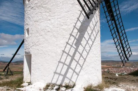 Windmills at Consuegra Stock Photos