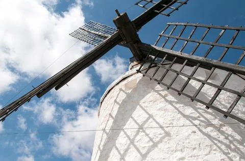 Windmills at Consuegra Stock Photos