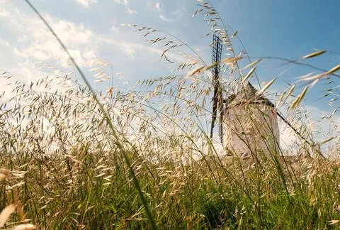 Windmills at Consuegra Stock Photos