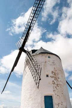 Windmills at Consuegra Stock Photos
