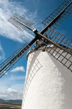 Windmills at Consuegra Stock Photos