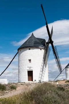 Windmills at Consuegra Stock Photos