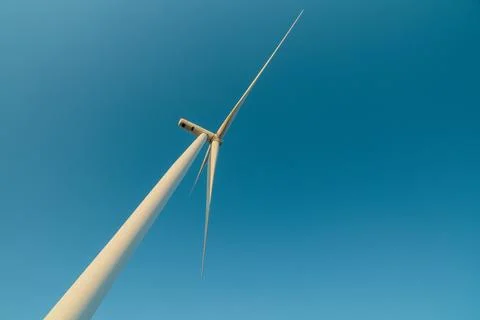 Windmills for electric Stock Photos