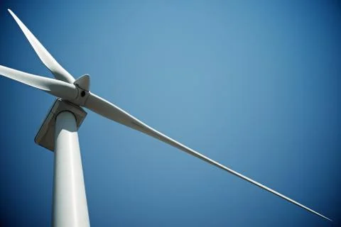 Windmills for electric power production 库存照片