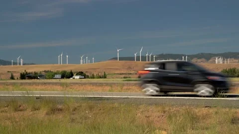 Windmills Energy Power Stock Footage 156773432