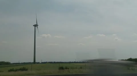 Windmills, Energy from the wind Video stock 21260956
