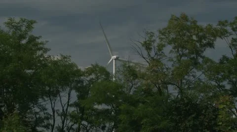 Windmills, Energy from the wind Video stock 21261195