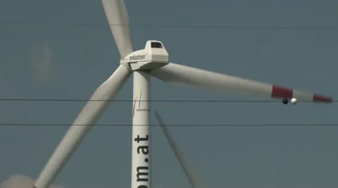 Windmills, Energy from the wind Video stock 21267268