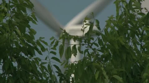 Windmills, Energy from the wind Video stock 21267501