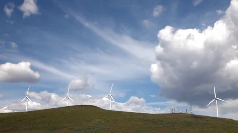 Windmills Stock Footage 6526866