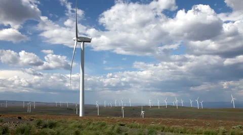 Windmills Stock Footage 6526964