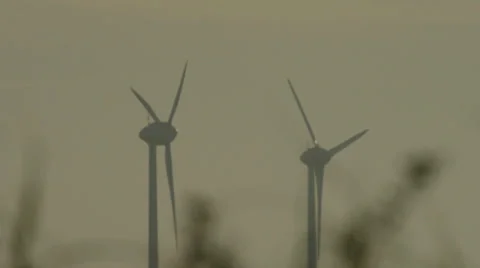 Windmills Stock Footage 34290786