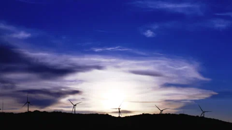 Windmills Stock Footage 34439798